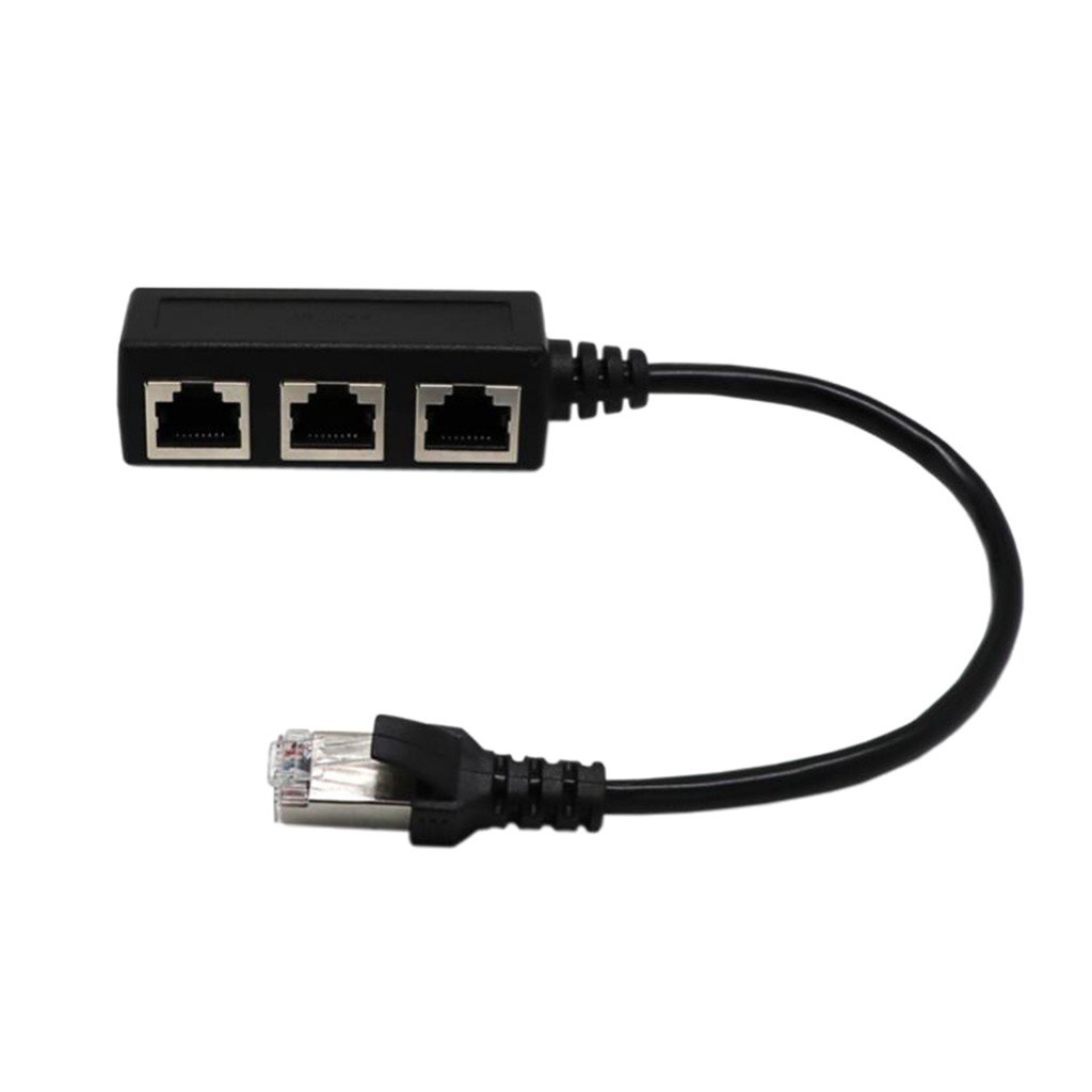 Đầu Chia Cổng Mạng LAN RJ45 Y 1 Thành 3 Cổng Cho CAT 5 / CAT 6
