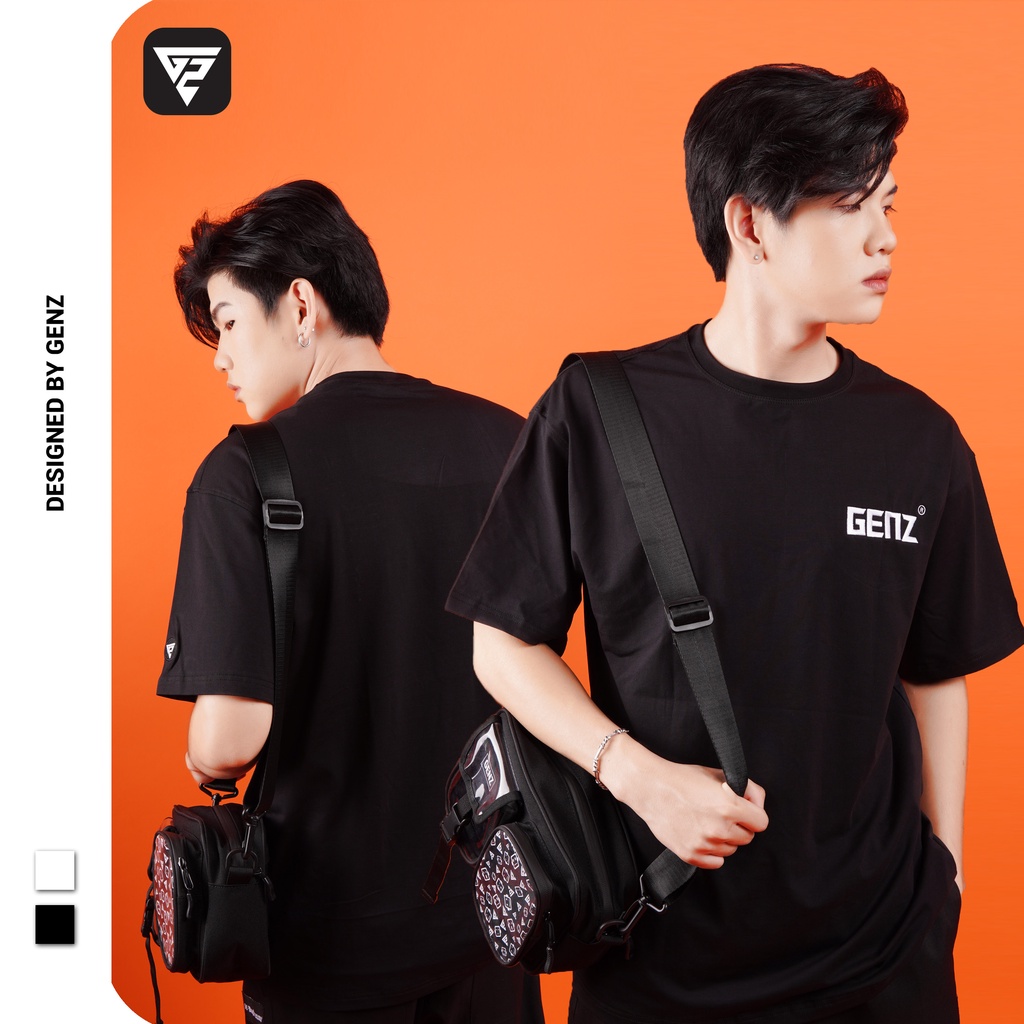 Áo thun tay lỡ thêu chữ GENZ phông Unisex nam nữ Premium Cotton oversize form rộng | BigBuy360 - bigbuy360.vn