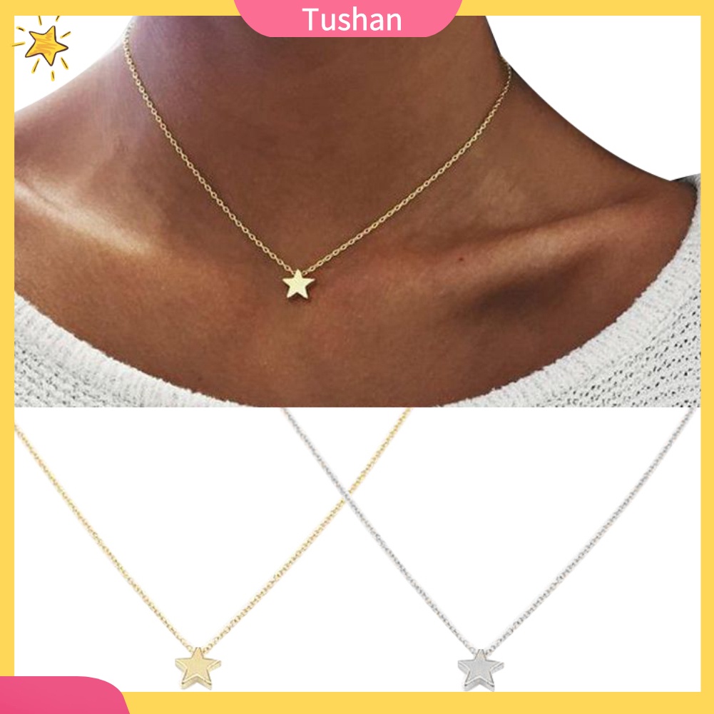 vòng cổ Mặt Hình Ngôi Sao Thời Trang Cho Nữ
