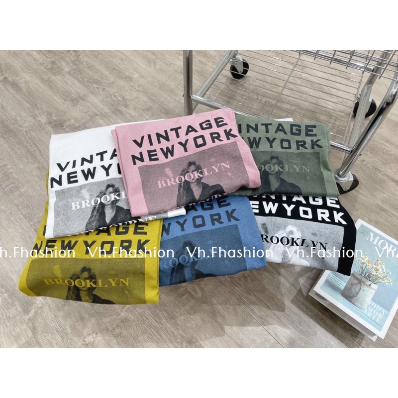 Áo phông thụng cô gái newjok cotton khô V90