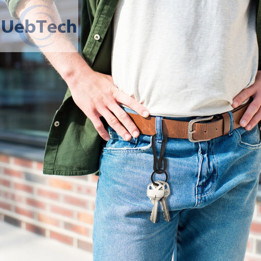 Móc chìa khóa bằng thép không gỉ chất lượng cao tùy chọn màu sắc