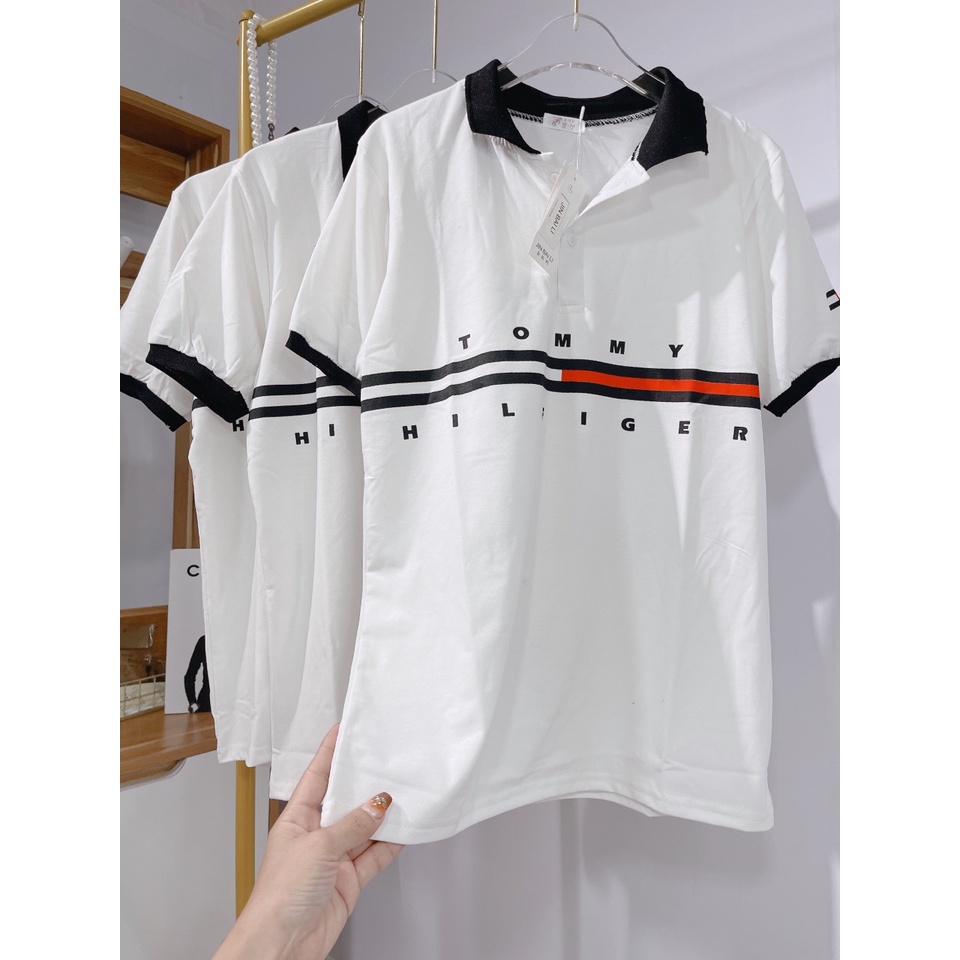 Áo polo Tom thêu chữ cổ sơ mi SL800