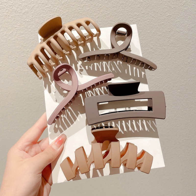 Kẹp Tóc Cá Mập Cỡ Lớn Kiểu Retro Pháp Dễ Thương