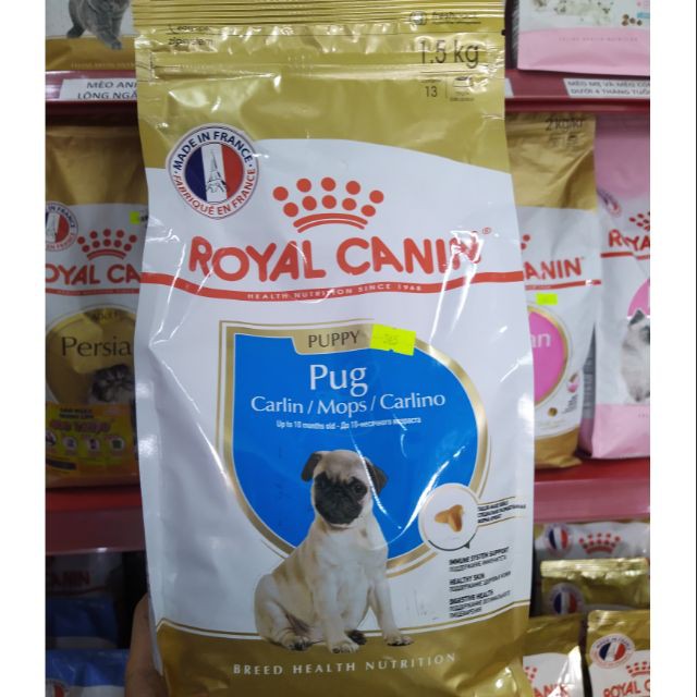 1.5kg Thức Ăn Cho Chó Pug Con Nhập Khẩu Từ Pháp - Royal Canin Pug Puppy | BiMiStore
