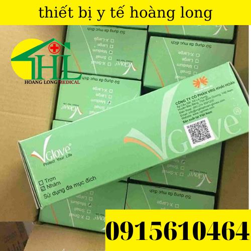 [CHÍNH HÃNG] Găng tay y tế VGLOVE không bột size S, M, L