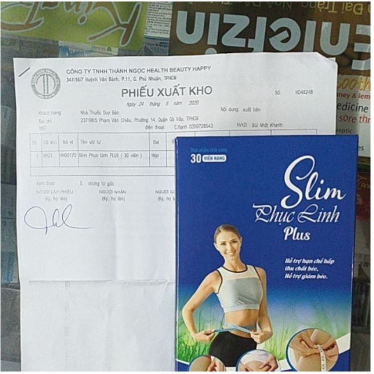 Viên giảm cân Slim Phục Linh Plus - Hộp 30 viên - Top1pharmacy