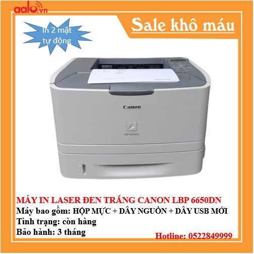 MÁY IN LASER ĐEN TRẮNG CCAANON LBP 6650DN ĐÃ QUA SỬ DỤNG - AALO.VN