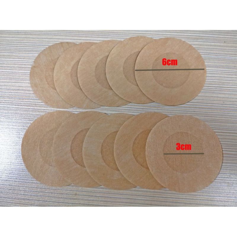 10 Miếng dán ngực, dán ti giấy lụa sử dụng hàng ngày