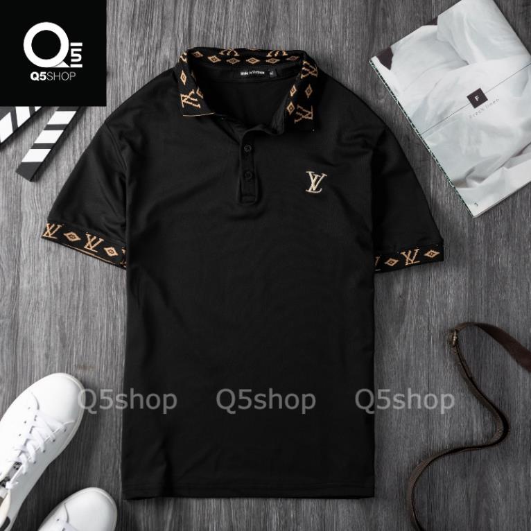 ÁO thun polo cao cấp thêu có cổ nam nữ cổ dệt nhiều mẫu 👑