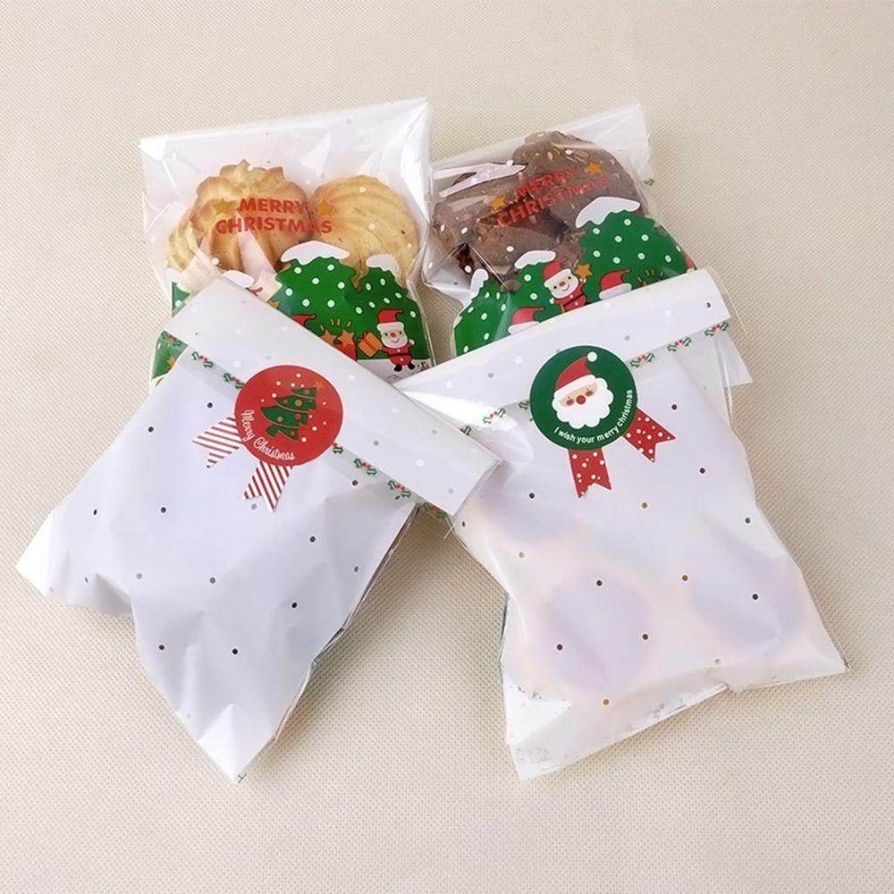 Miếng Dán Trang Trí Quà Tặng Đa Năng Hình Cây Thông / Người Tuyết / Kẹo Merry X 'Mas Kiểu Vintage