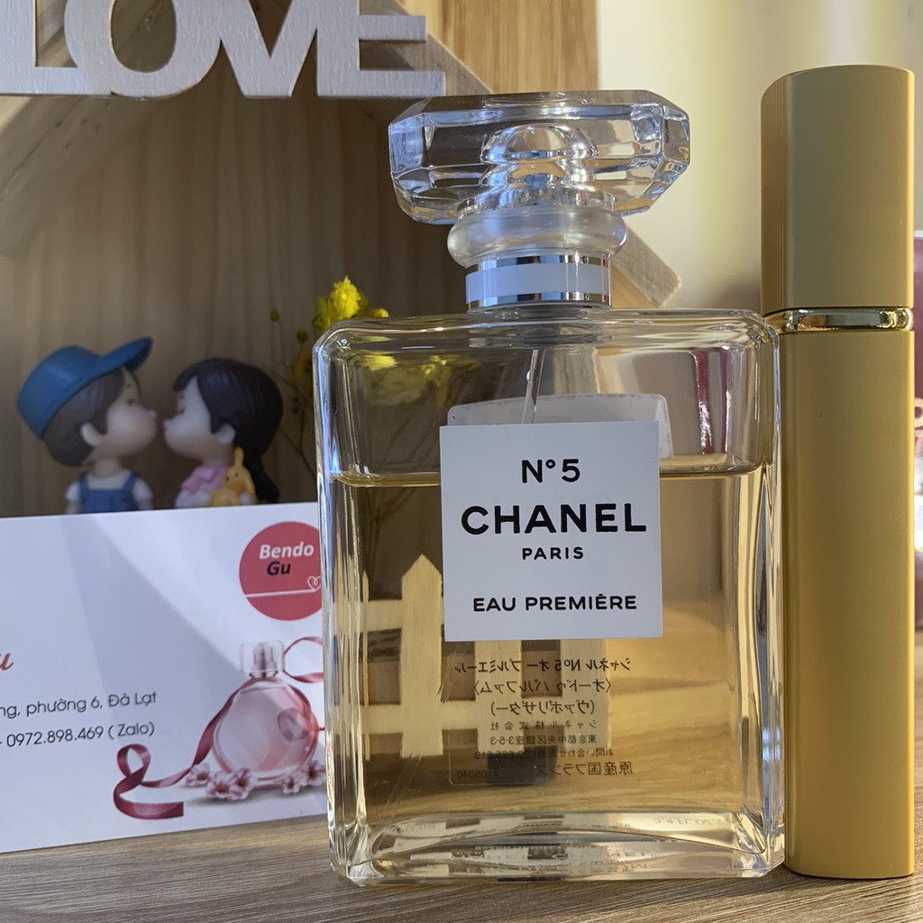Mẫu thử - Nước hoa nữ Chanel No5 Eau Premiere 10ml, 2ml
