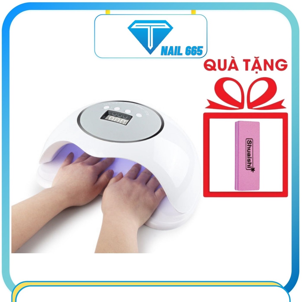 Máy hơ gel 72w bền ,Máy hơ móng tay sấy gel loại to hơ 2 tay cắm điện trực tiếp