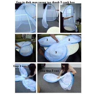 Màn tự bung cao cấp 1.8m x 2m có đáy