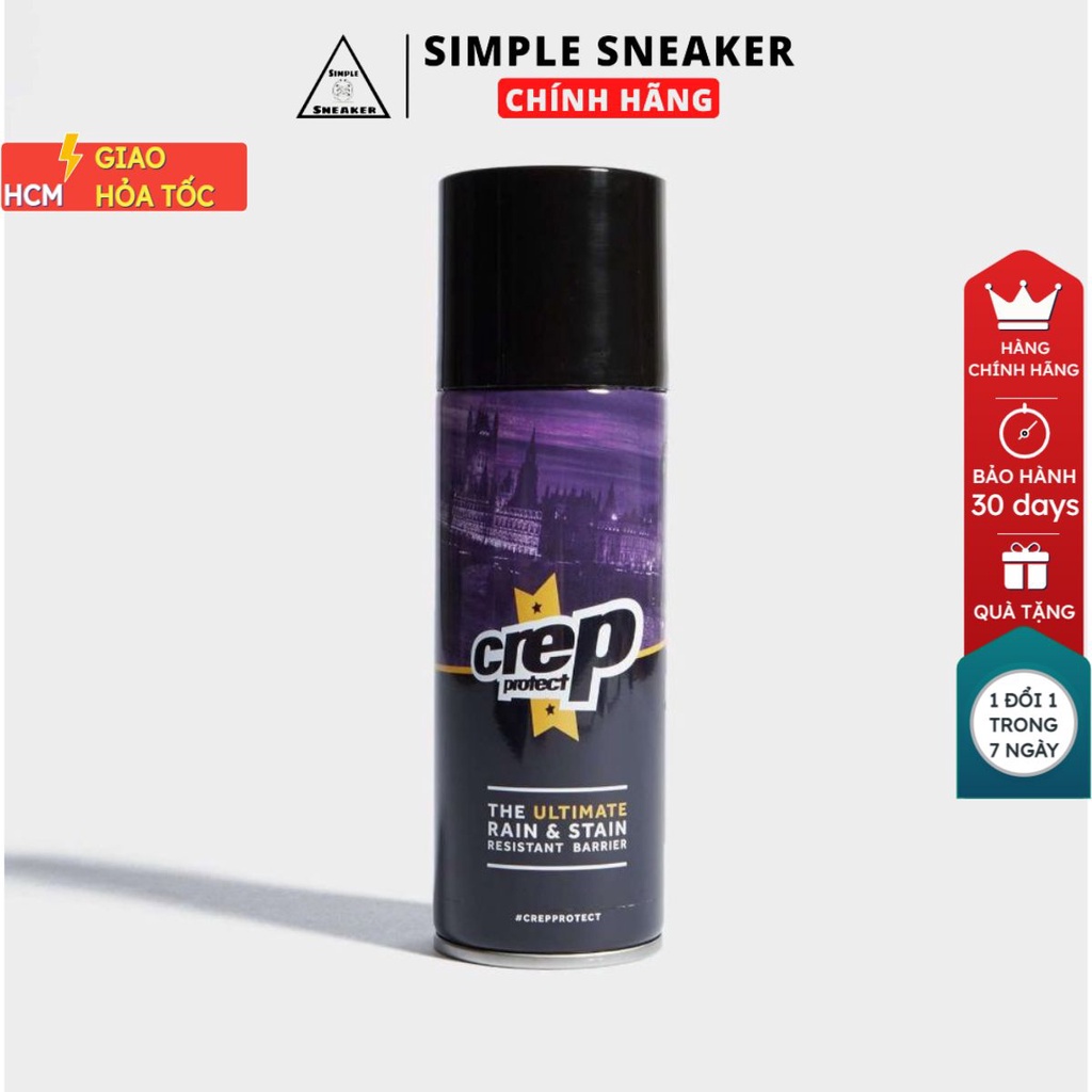Bình Xịt Nano Crep Protect Spray Chống Thấm 🔴FREESHIP🔴 Hàng Chính Hãng Nhập Từ Mỹ Làm Sạch Và Bảo Vệ Đôi Giày Yêu
