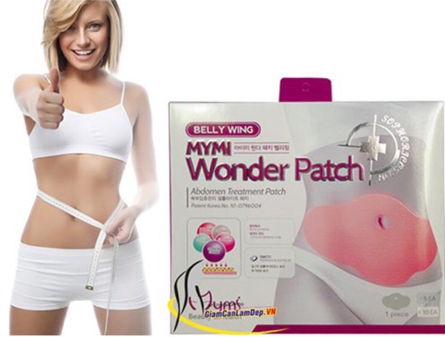 Hộp 5 miếng dán giảm mỡ bụng Mymi Wonder Patch