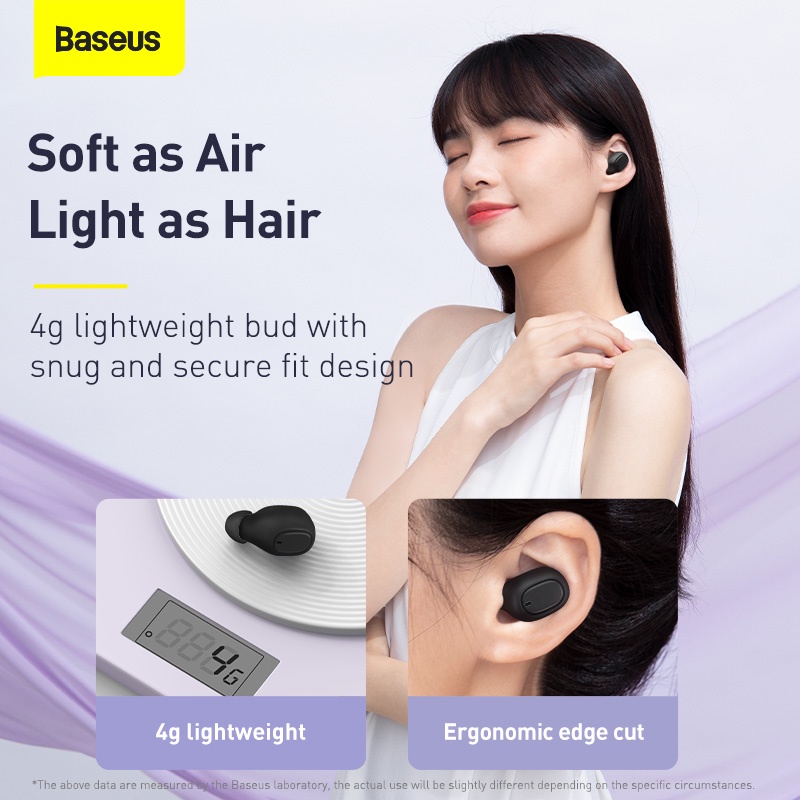 Tai nghe bluetooth Baseus WM02 TWS không dây chống ồn