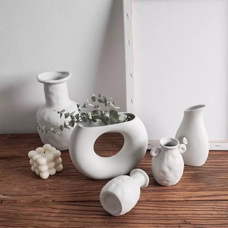 Bình gốm decor phong cách Hàn Quốc