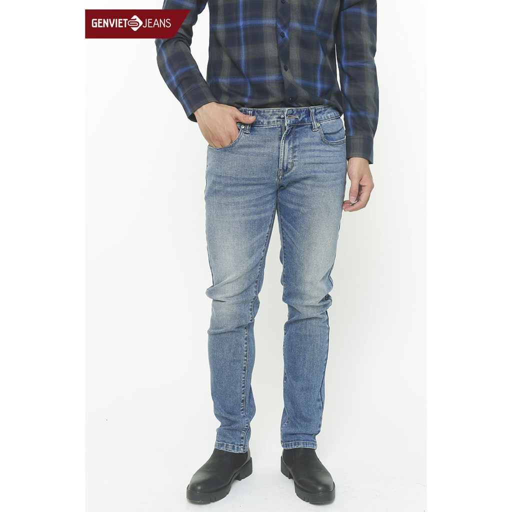 Quần dài jeans nam T1102J738 GENVIET | WebRaoVat - webraovat.net.vn