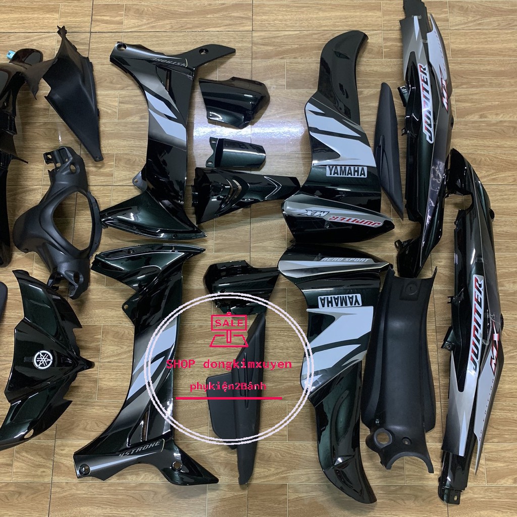 Bộ Vỏ Nhựa - Dàn áo xe Jupiter  MX màu ĐEN  - Jupiter GRAVITA  - nhựa nguyên sinh  LOẠI ĐẸP