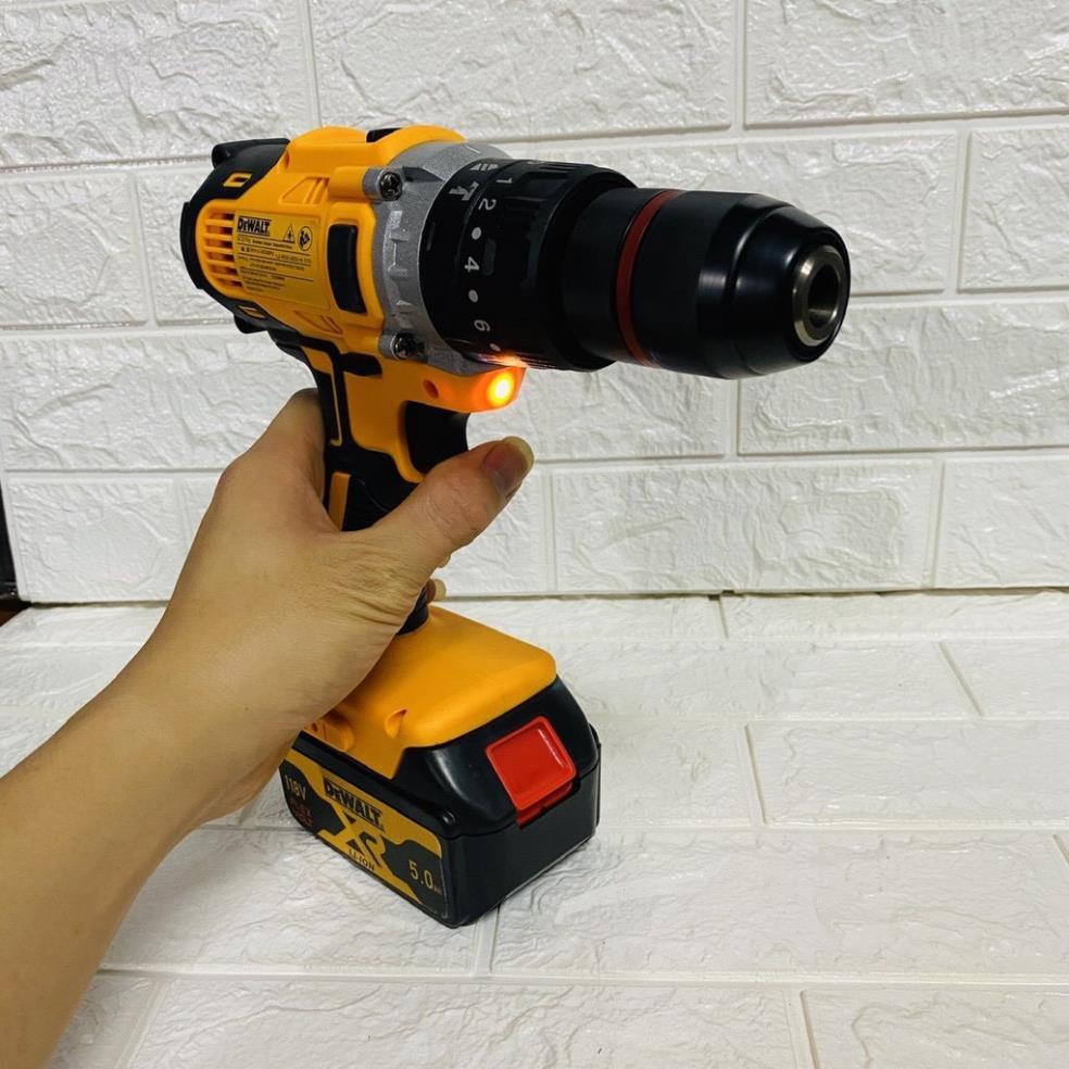 (GIÁ TỐT) Máy Khoan Pin cầm tay 118v DEWALT Có búa, Động cơ 775 - khoan bê tông - khoan tường - bắn vít