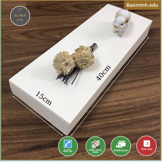 Flashcard - 100 Thẻ trắng 15x40 cm chuẩn giấy Ivory 350