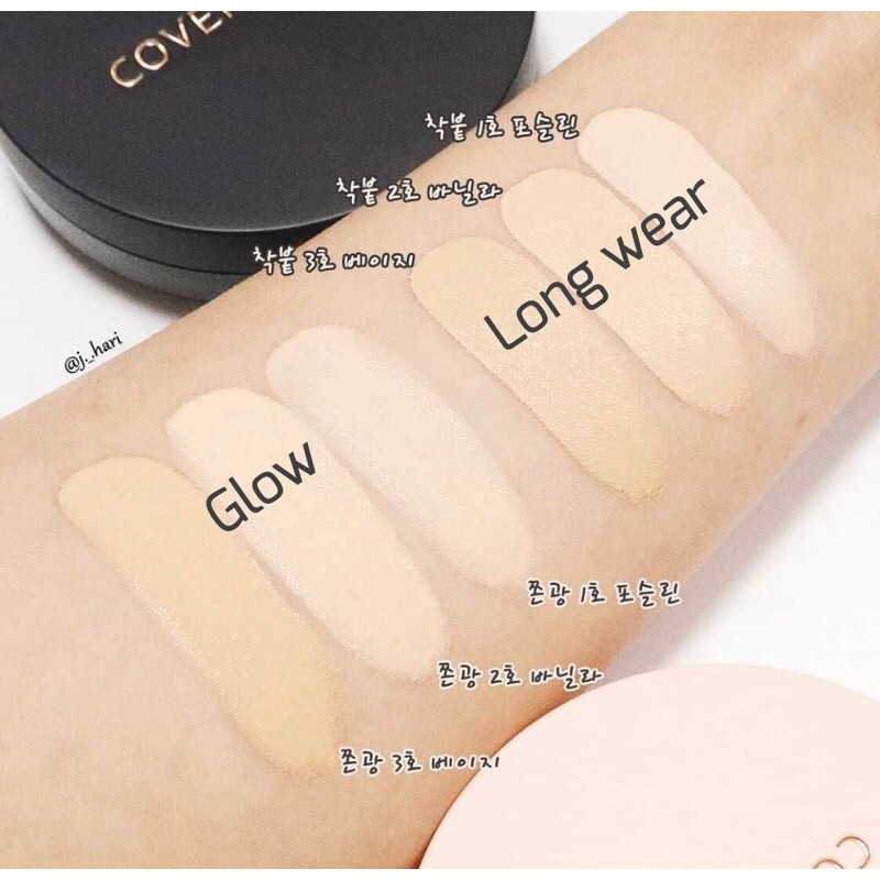 Phấn nền cushion A'pieu Cover Pang ( gồm cả 2 dòng glow và long wear)