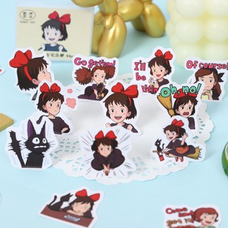 (Hình thật) Sticker hộp nhựa - Kiki Cô Phù Thuỷ Nhỏ