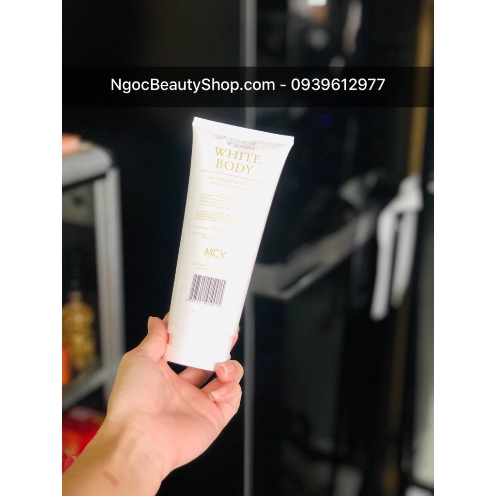 Kem Make-up, Dưỡng Trắng Da Toàn Thân White Body MCY