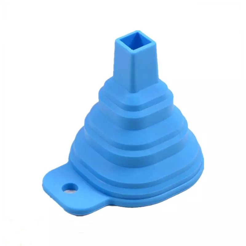 Phễu silicone gấp gọn lại được đa năng tiện lợi