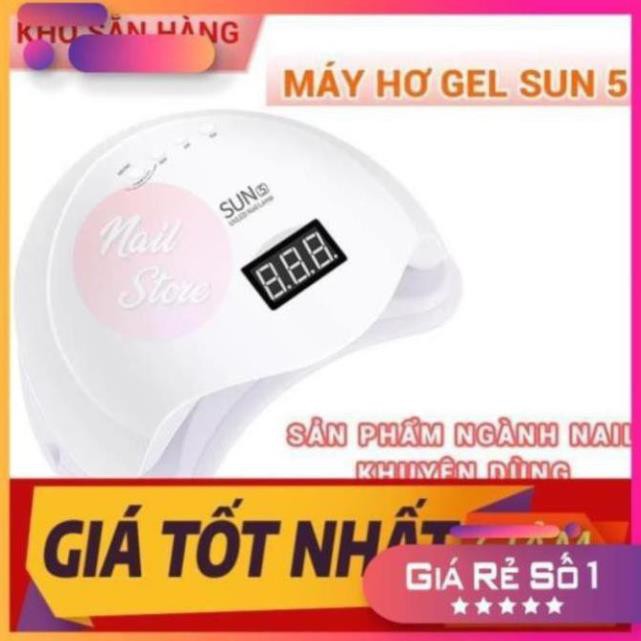 MÁY HƠ GEL SUN 5 HƠ MÓNG 48W CÓ BẢO HÀNH ĐẨY ĐỦ - HỖ TRỢ SỬA CHỮA