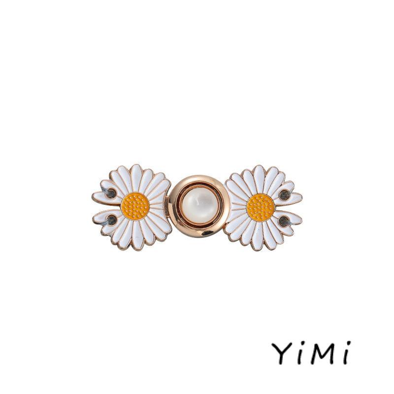 Nút Kim Loại Hình Hoa Cúc Nhỏ Gắn Eo Quần Jean Có Thể Tháo Rời