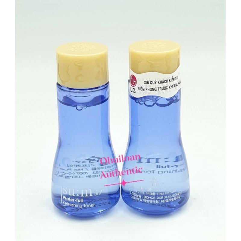 nước hoa hồng cho da mụn se khít chân lông cho da dầu nhờn Sum37 water full 20ml