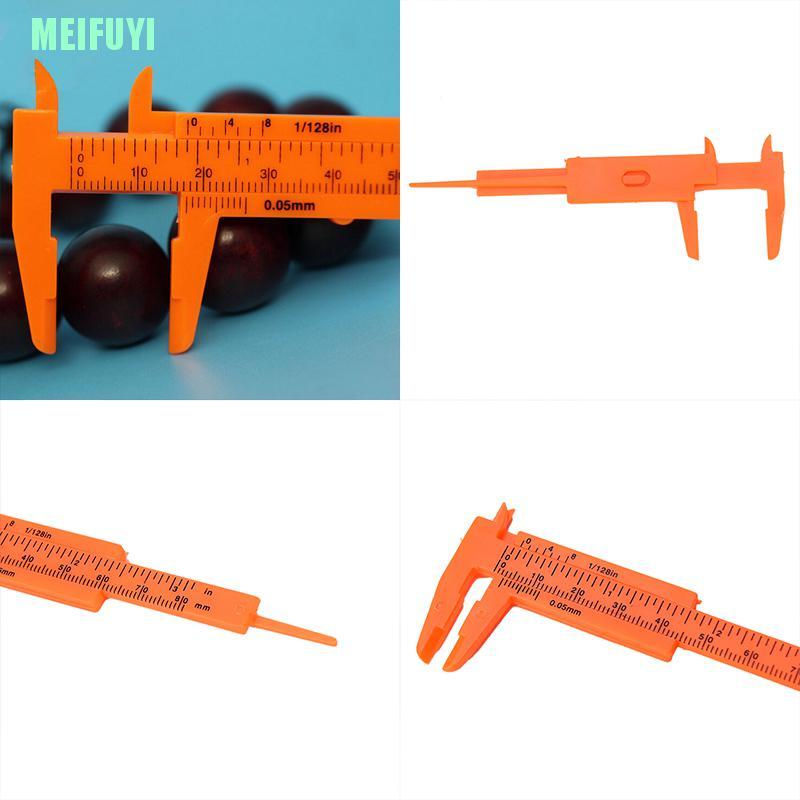 1 Thước Đo Mini Bằng Nhựa 80mm