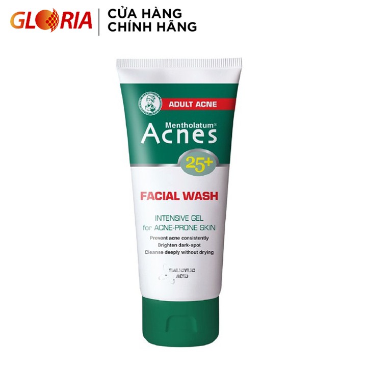 Gel Rửa Mặt Ngăn Ngừa Mụn Tuổi Trưởng Thành Acnes 25+ Facial Wash 100g