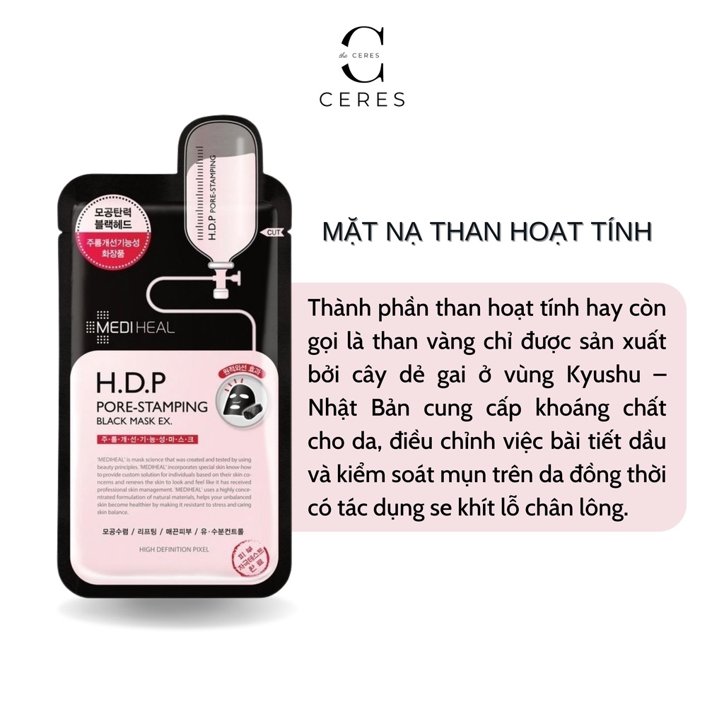 Mặt Nạ Giấy Mediheal - Hộp 10 Miếng Dưỡng Ẩm Trắng Da Chống Lão Hoá Giảm Mụn Cấp Ẩm Hàn Quốc 24ml