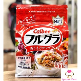 Ngũ Cốc Calbee màu đỏ 800g