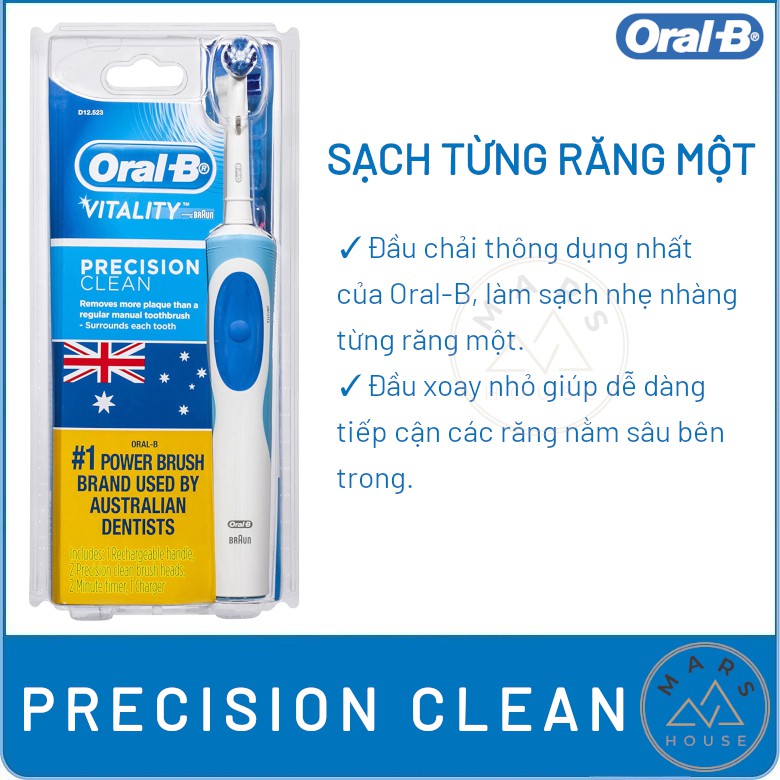 Bàn chải điện Oral-B Vitality chính hãng