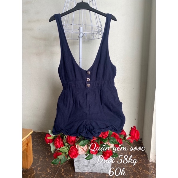 Quần yếm Jean kiểu