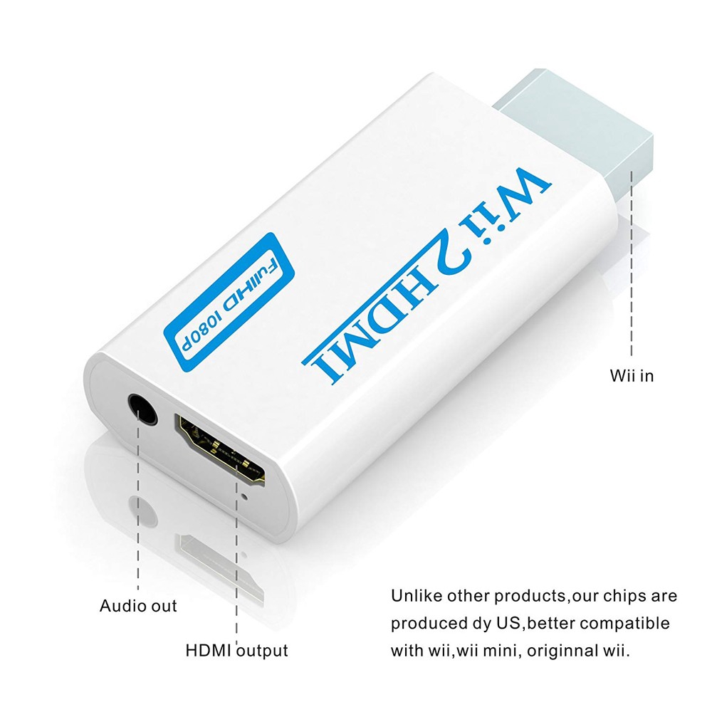 Bộ Chuyển Đổi Âm Thanh Từ Wii Sang Hdmi Hd Cho Loa Tv