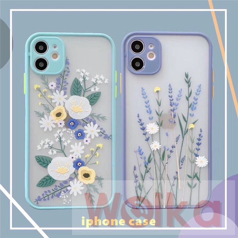 Ốp điện thoại TPU dẻo có tấm bảo vệ camera hình hoa oải hương cho IPHONE 11 PRO MAX 8 7 PLUS 6 6S PLUS X XS MAX XR SE 2020 iPhone 12 Pro Max 12Mini | BigBuy360 - bigbuy360.vn