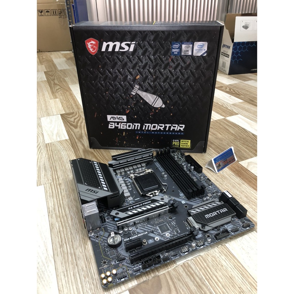 New Main B460, Main máy tính B460, B460 MSI Mortar, B460 Gigabyte
