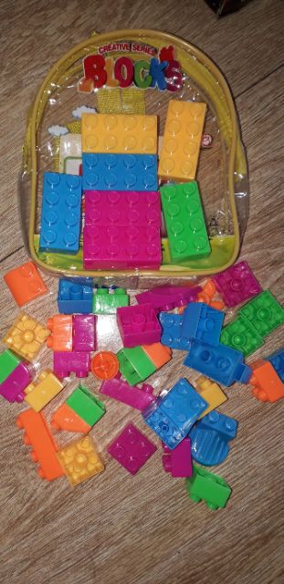 Giỏ lắp ráp Mô hình đa năng Block5 EN71_421 có nhiều chi tiết bằng nhựa ABS