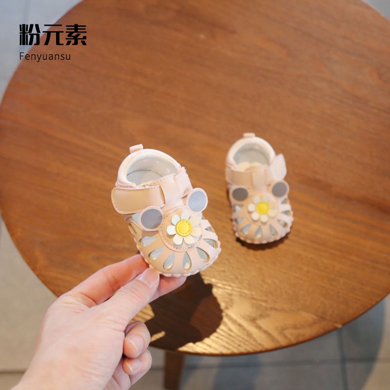 Giày Sandal Đế Mềm Chống Trượt Thời Trang Mùa Hè Dành Cho Bé Gái 6-8-9-12 Tháng 0-1 Tuổi
