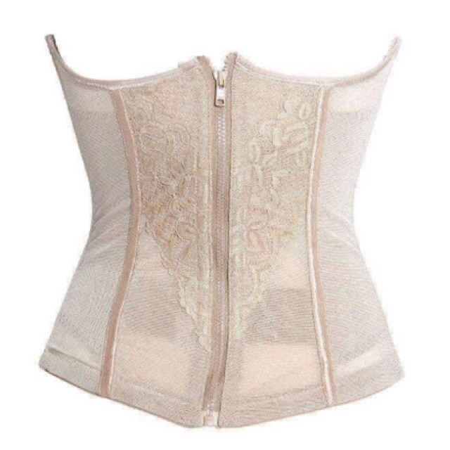 Gen nịt bụng giảm eo hai lớp có khoá kéo định hình