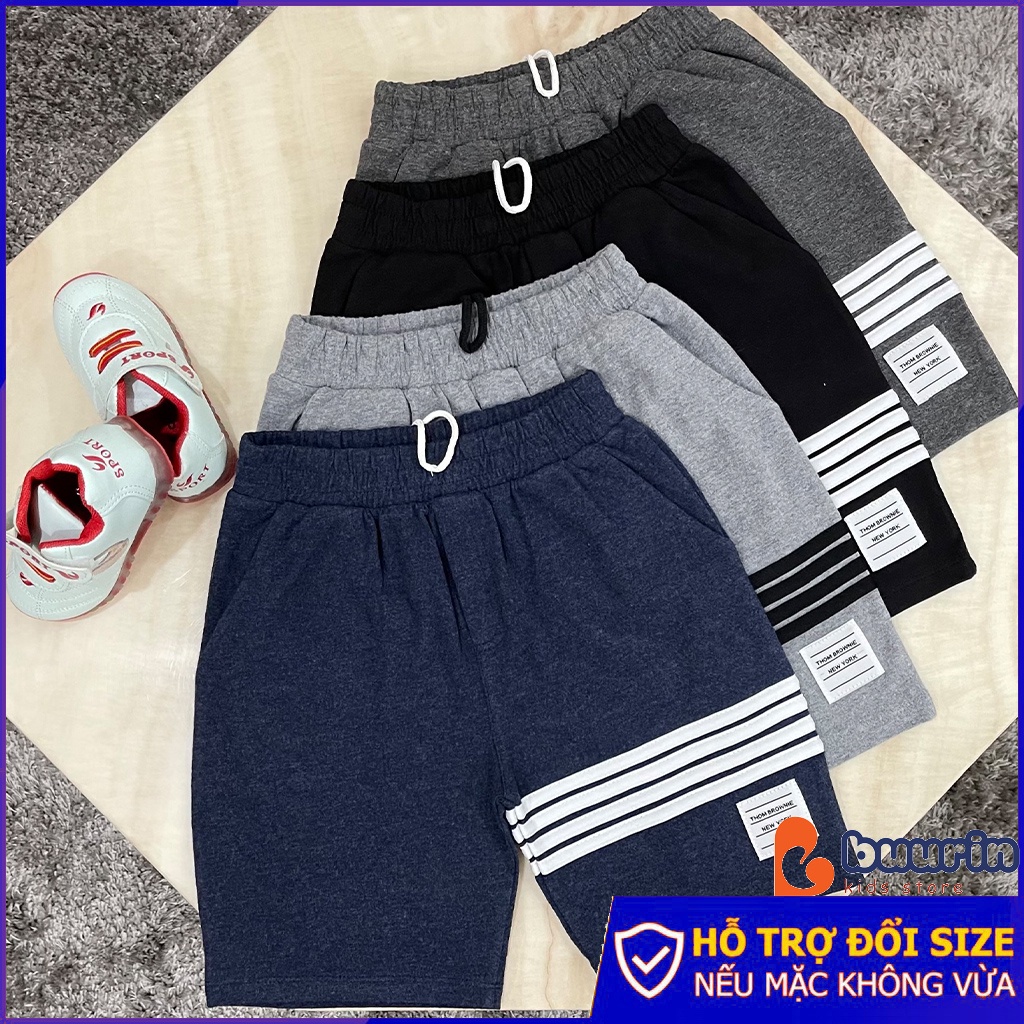 Quần đùi cotton size đại cho bé trai 15-45kg