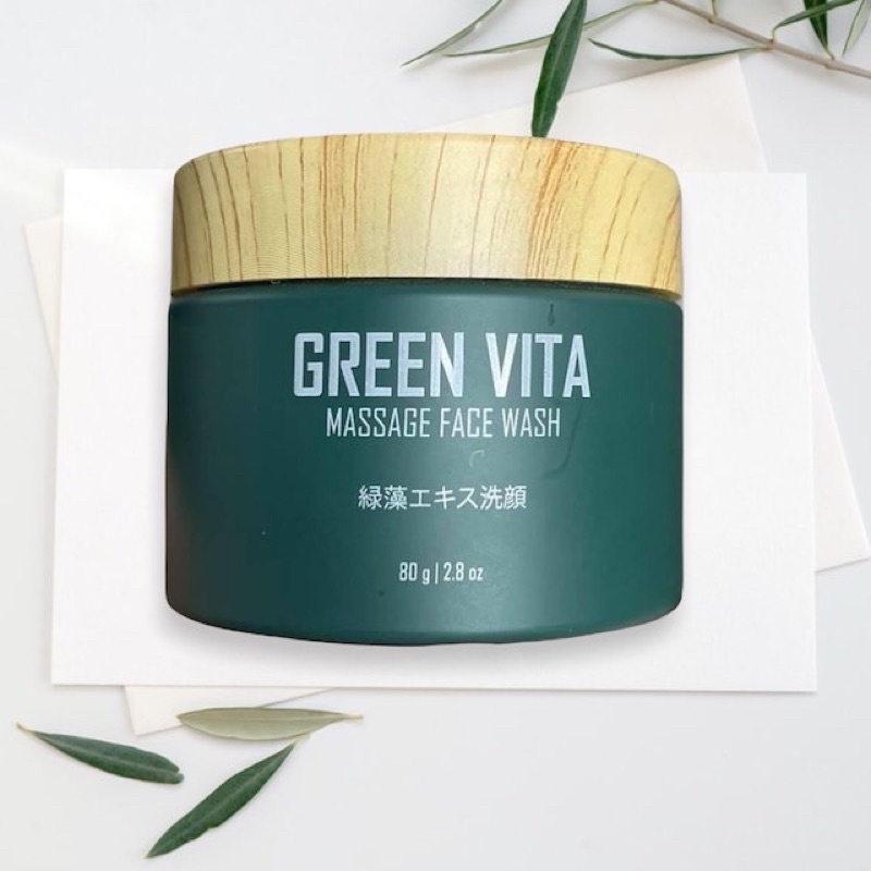 BỘT RỬA MẶT GREENVITA ( dùng kết hợp với vi tảo GREENVITA)