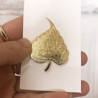 Lá Bồ Đề hình Phật cài áo Ấn Độ