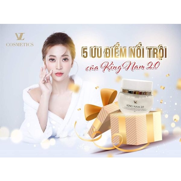Kem Nám 2.0 organic Hàn Quốc LNV(NK&PP Linh Nhâm cosmetics) [ Vua Nám King Nam 2.0 LNV)
