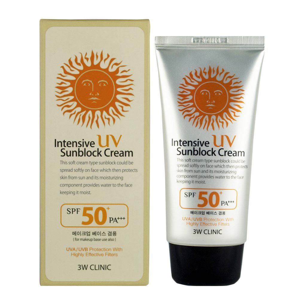 KEM CHỐNG NẮNG 3W CLINIC INTENSIVE UV SUNBLOCK CREAM SPF 50 PA+++