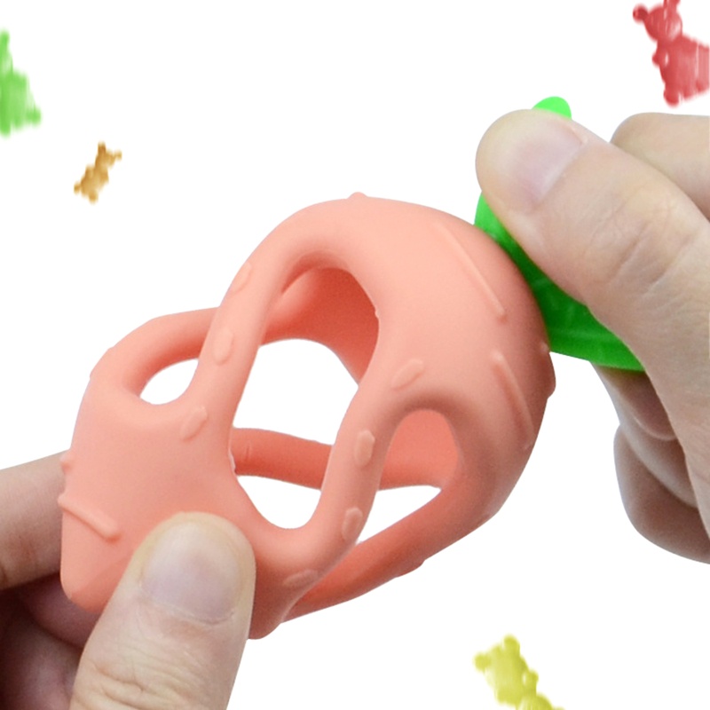 Haha Đồ Chơi Gặm Nướu Hình Củ Cà Rốt Bằng Silicone Cho Bé